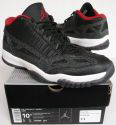 Retro 11 low i.e. Black Red Sz 10.5