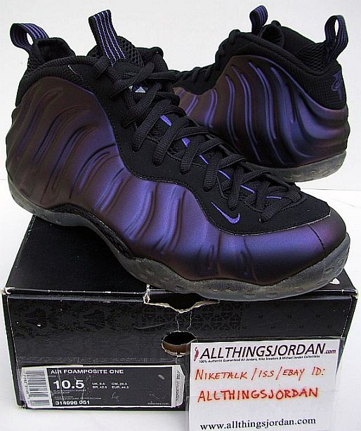 nike foamposite size 10