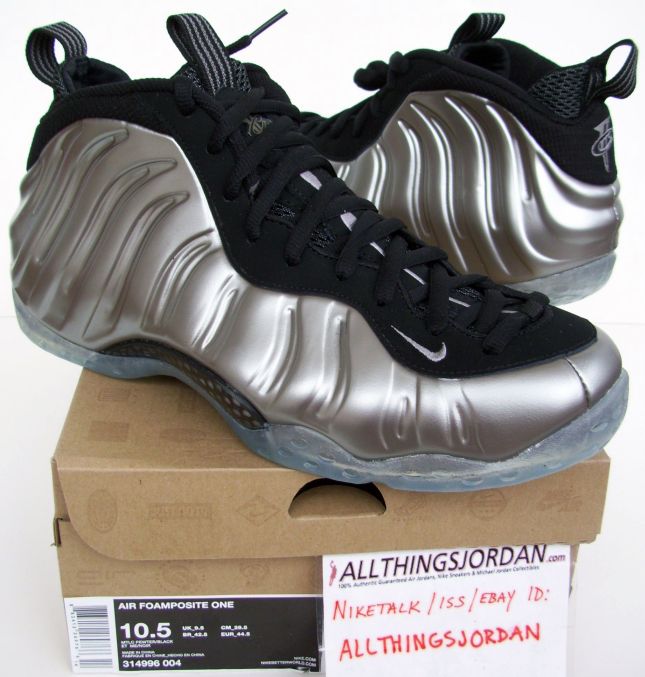 nike air foamposite one pewter