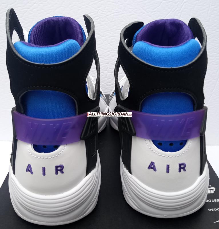 Air Flight Huarache OG (White/Varsity Purple) FD0183 101 Size US 10M